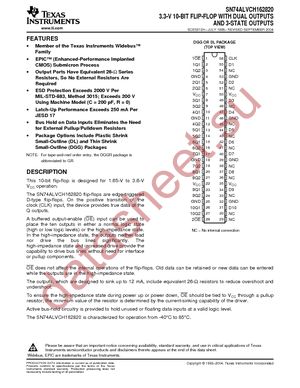 SN74ALVCH162820GR datasheet  